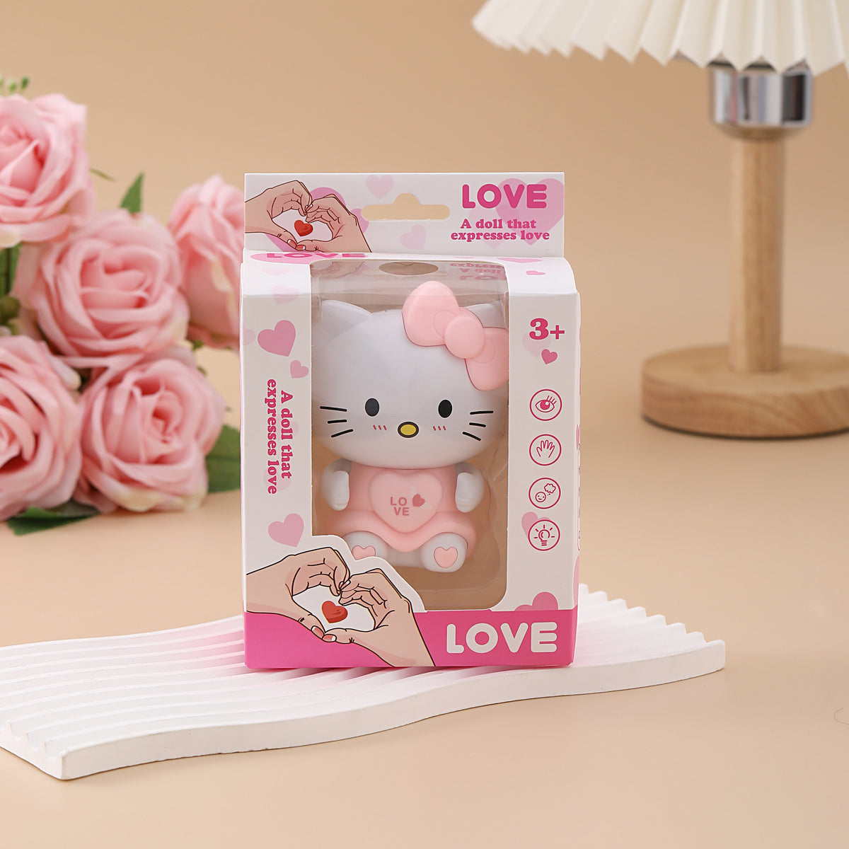 Talking Love Kitty Doll – Says “I Love You” With Glowing Heart | Valentine’S Day Gift