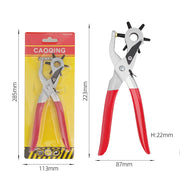 Rotary Belt Hole Puncher – 6-Size Leather Punch Tool