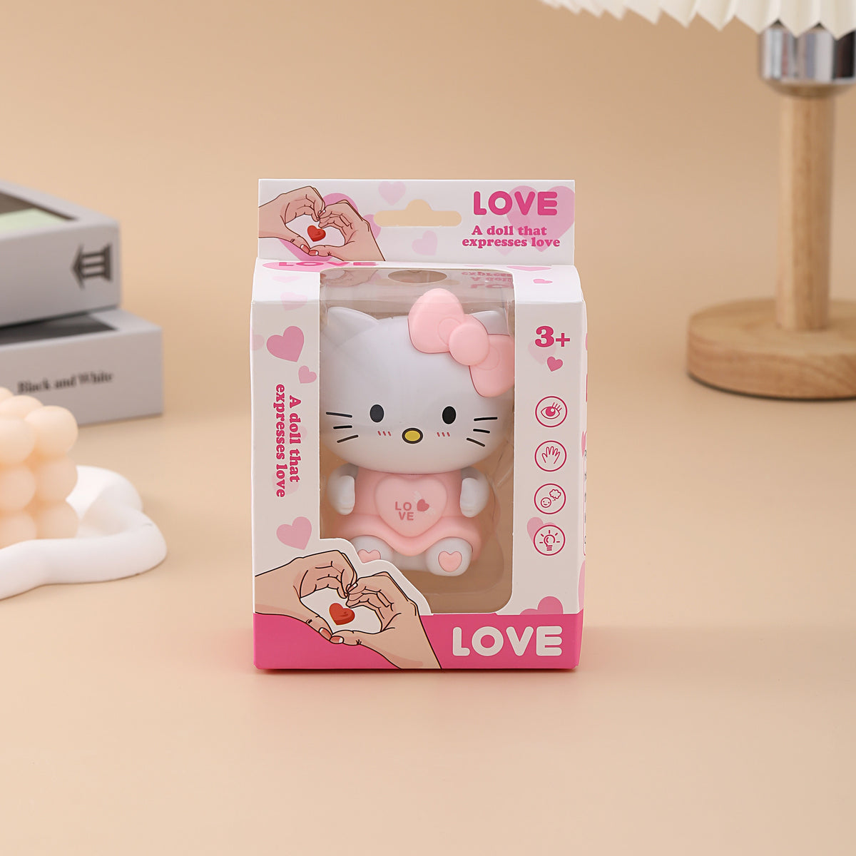 Talking Love Kitty Doll – Says “I Love You” With Glowing Heart | Valentine’S Day Gift