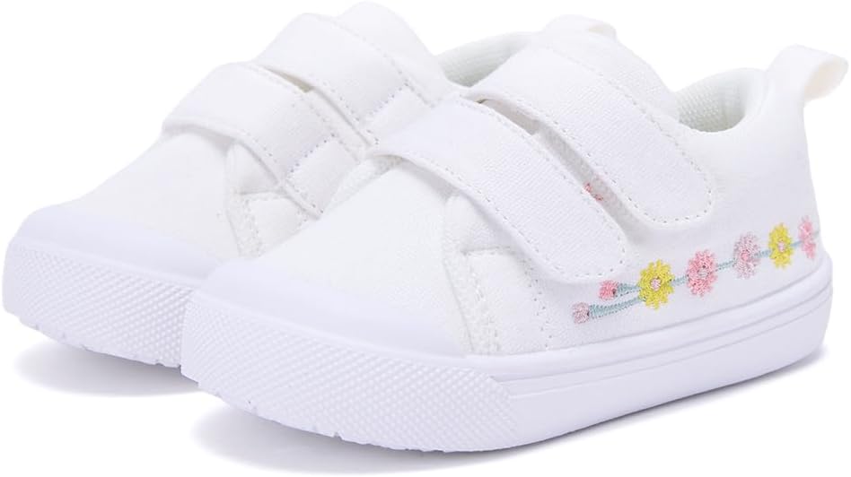 Toddler Baby Canvas Shoes Boys Girls First Walking Sneakers