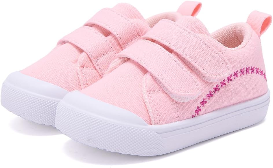 Toddler Baby Canvas Shoes Boys Girls First Walking Sneakers