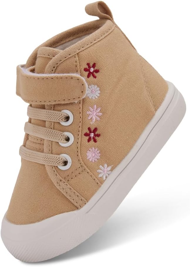 Toddler Baby Canvas Shoes Boys Girls First Walking Sneakers