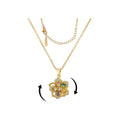 Women’s Gold Floral Stress-Relief Necklace