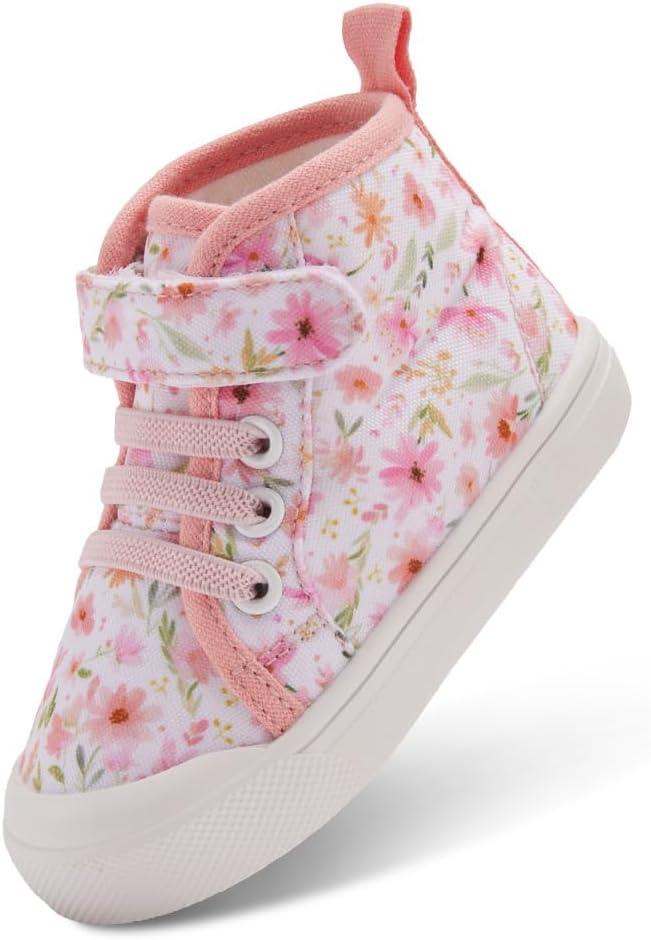 Toddler Baby Canvas Shoes Boys Girls First Walking Sneakers