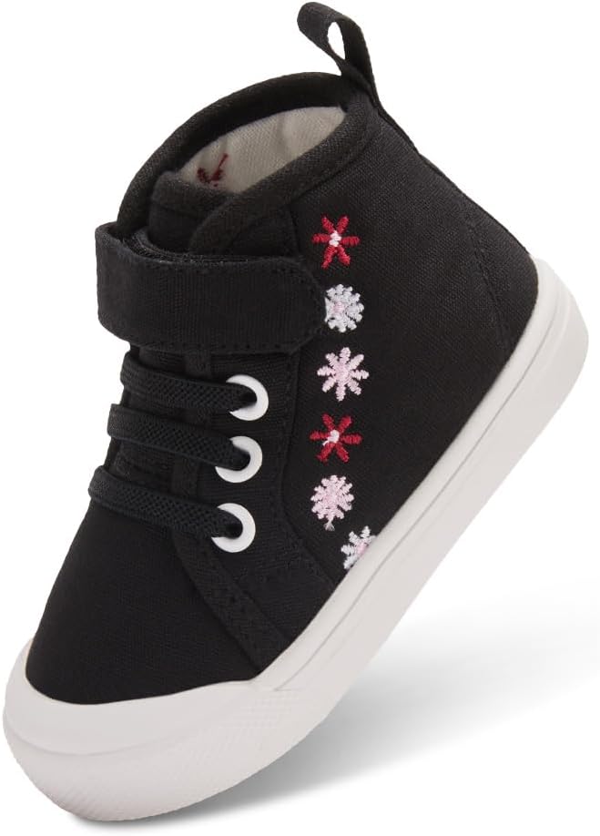 Toddler Baby Canvas Shoes Boys Girls First Walking Sneakers