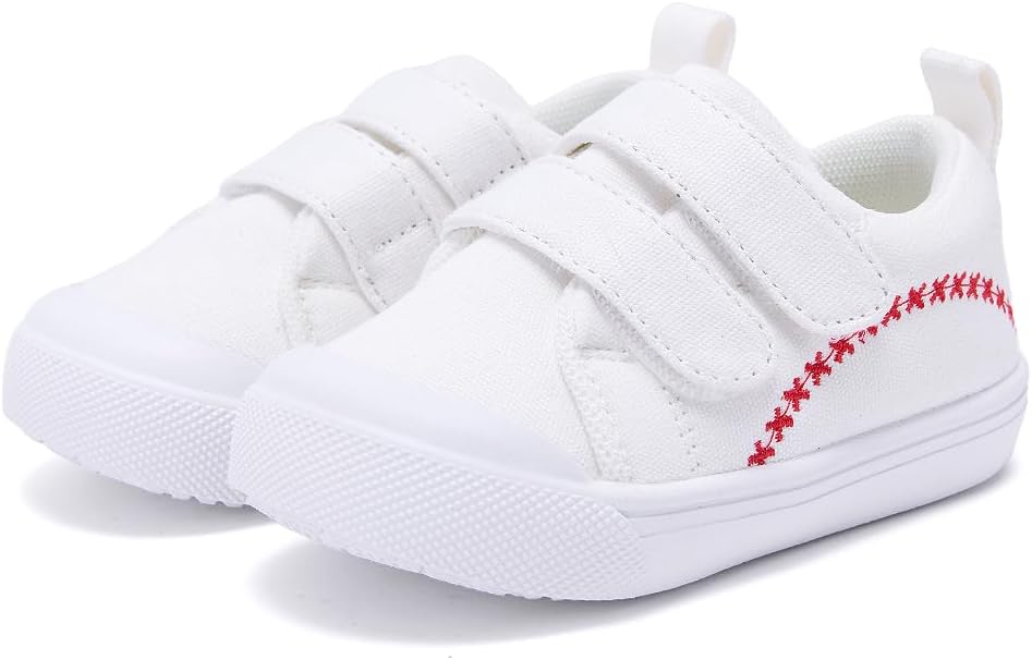 Toddler Baby Canvas Shoes Boys Girls First Walking Sneakers