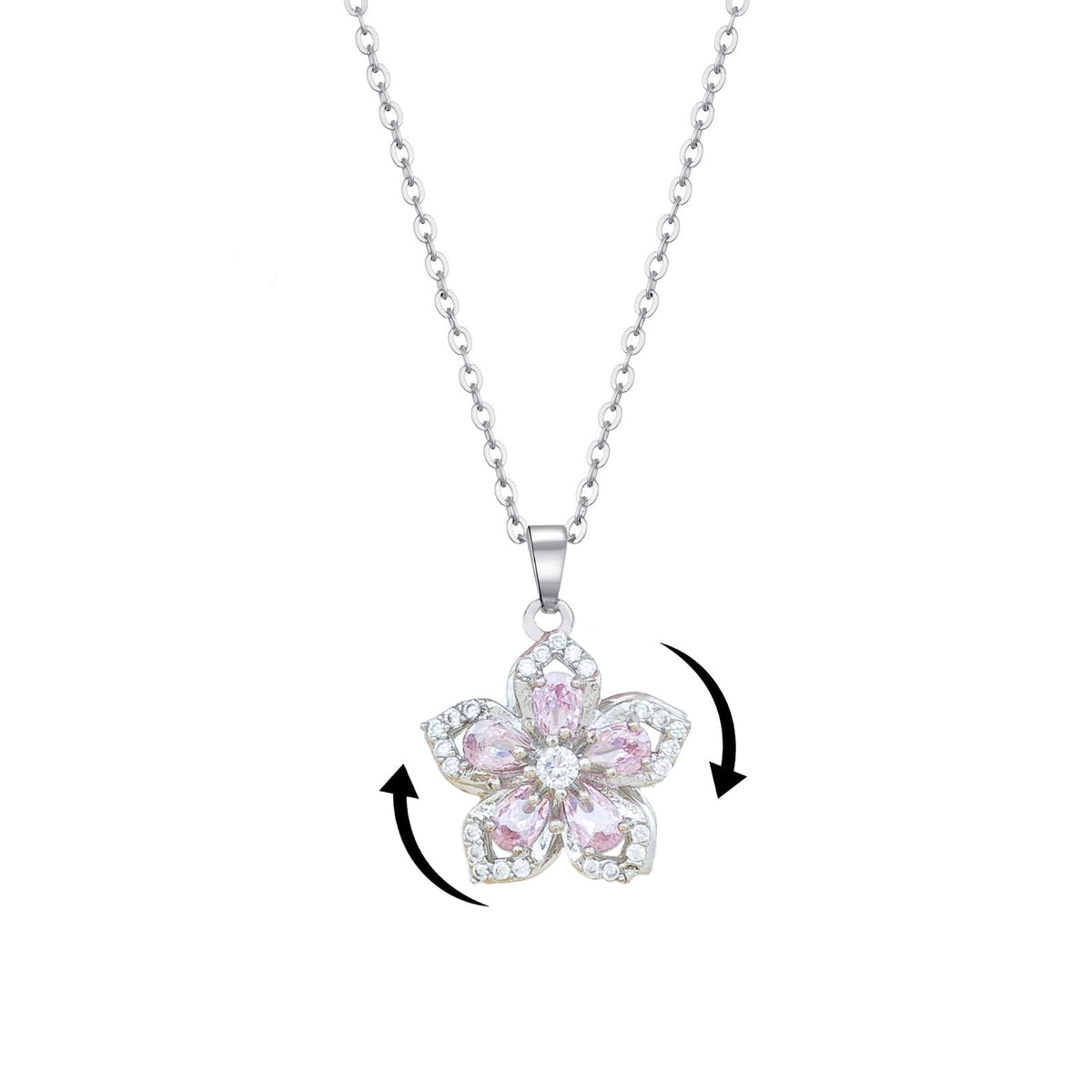 Women’s Gold Floral Stress-Relief Necklace