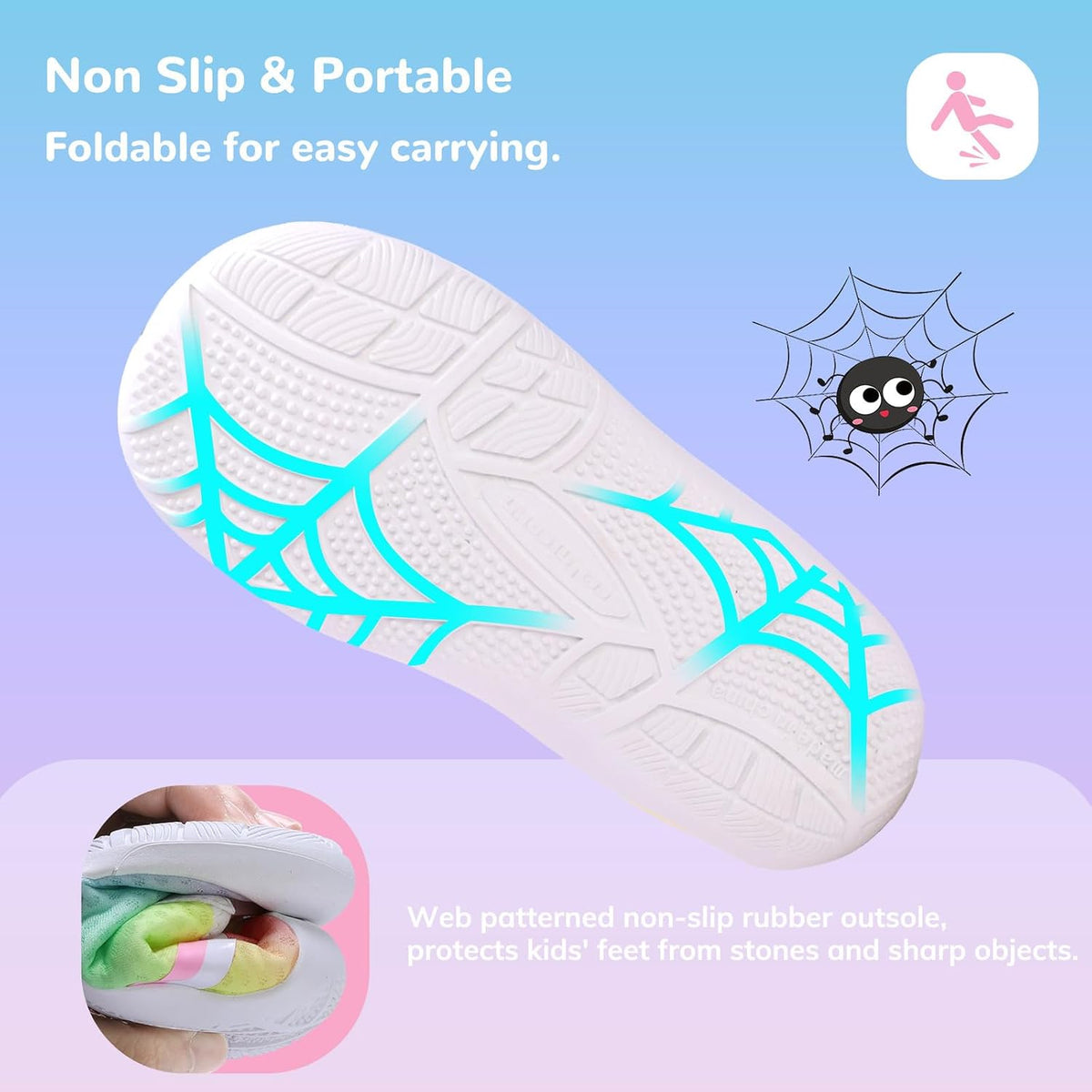 Toddler Water Shoes Kids Barefoot Athletic Sneakers Girls Boys