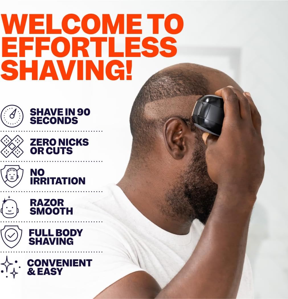 Electric Shaver For Head, Neck, And Full Body