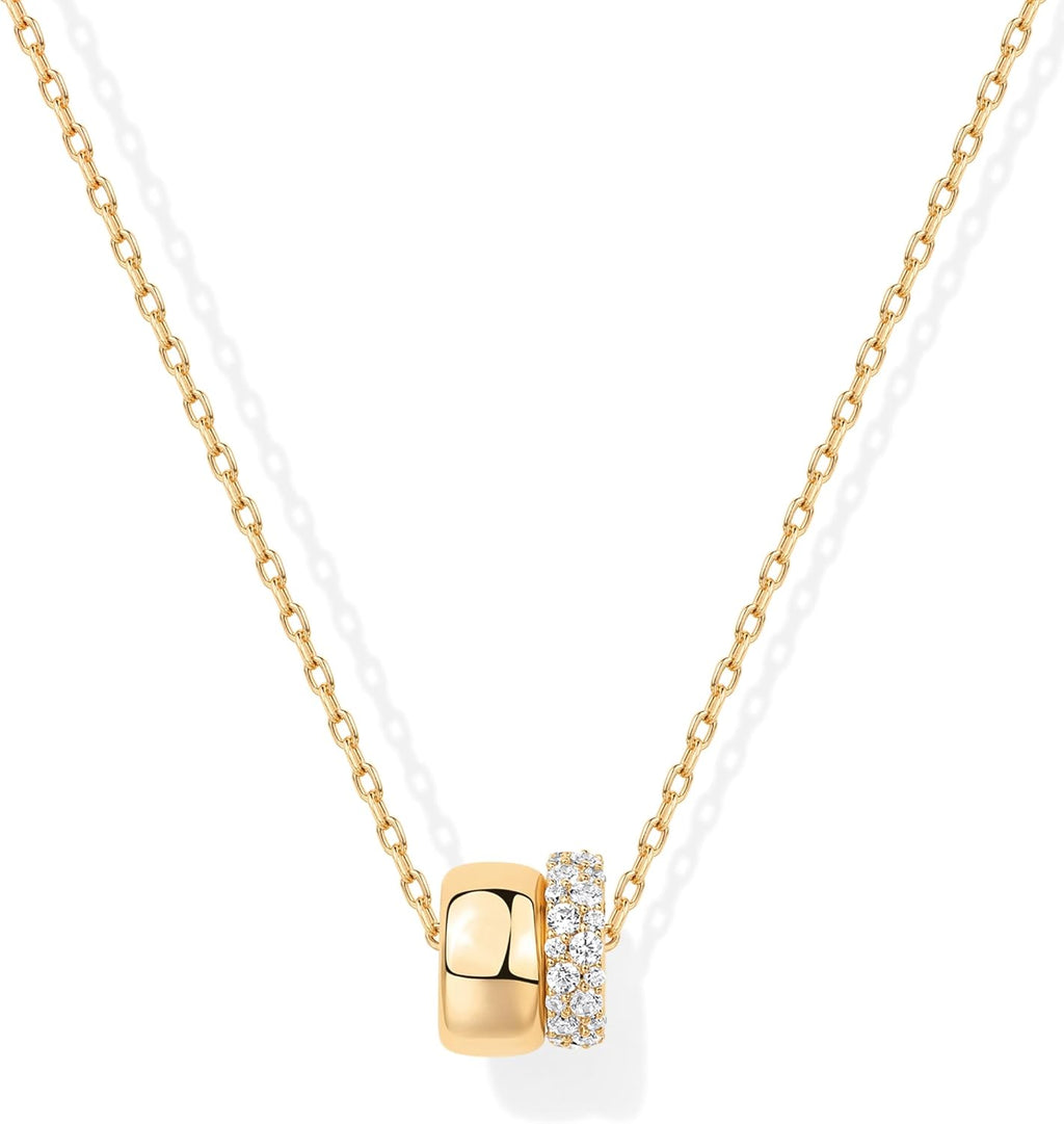 14K Gold Plated Pendant Necklace for Women