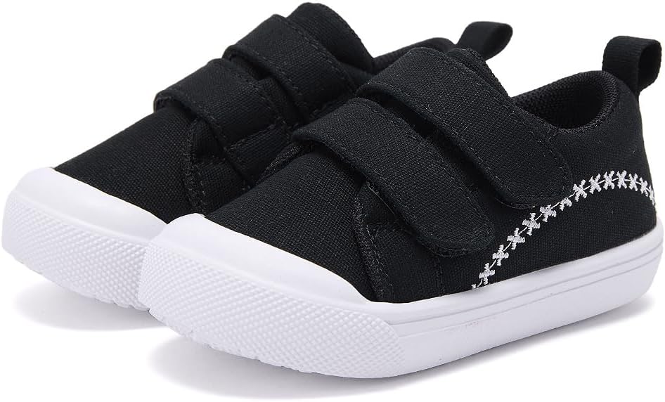 Toddler Baby Canvas Shoes Boys Girls First Walking Sneakers