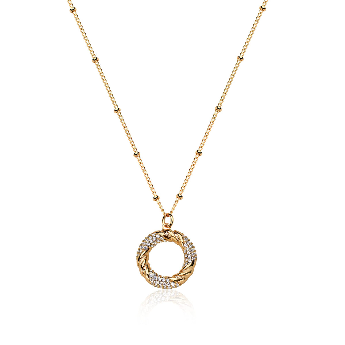 Gold Pendant Necklaces for Women-Simple