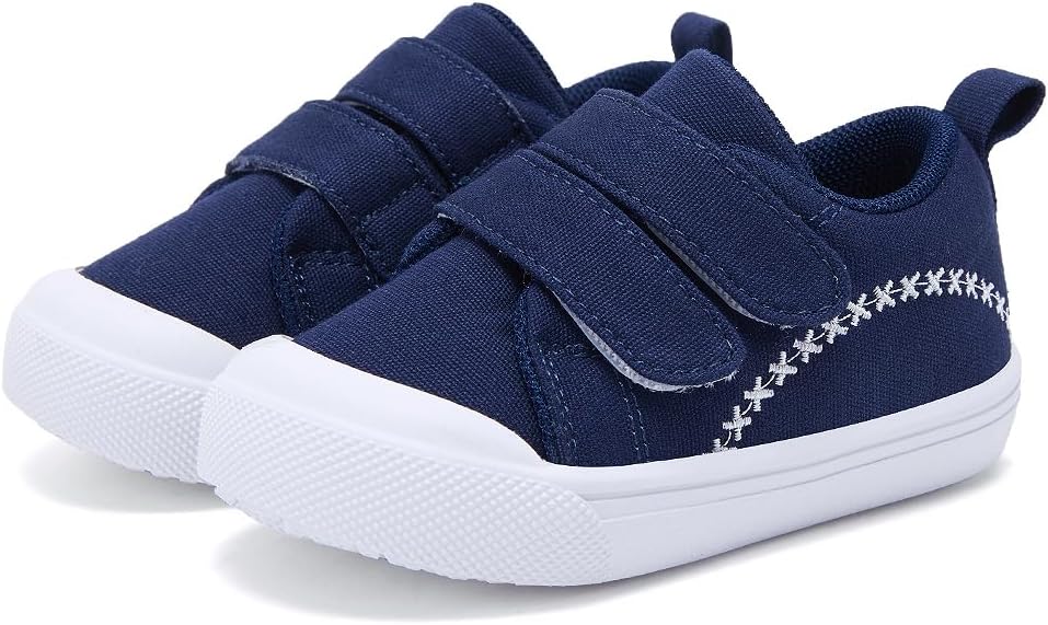 Toddler Baby Canvas Shoes Boys Girls First Walking Sneakers
