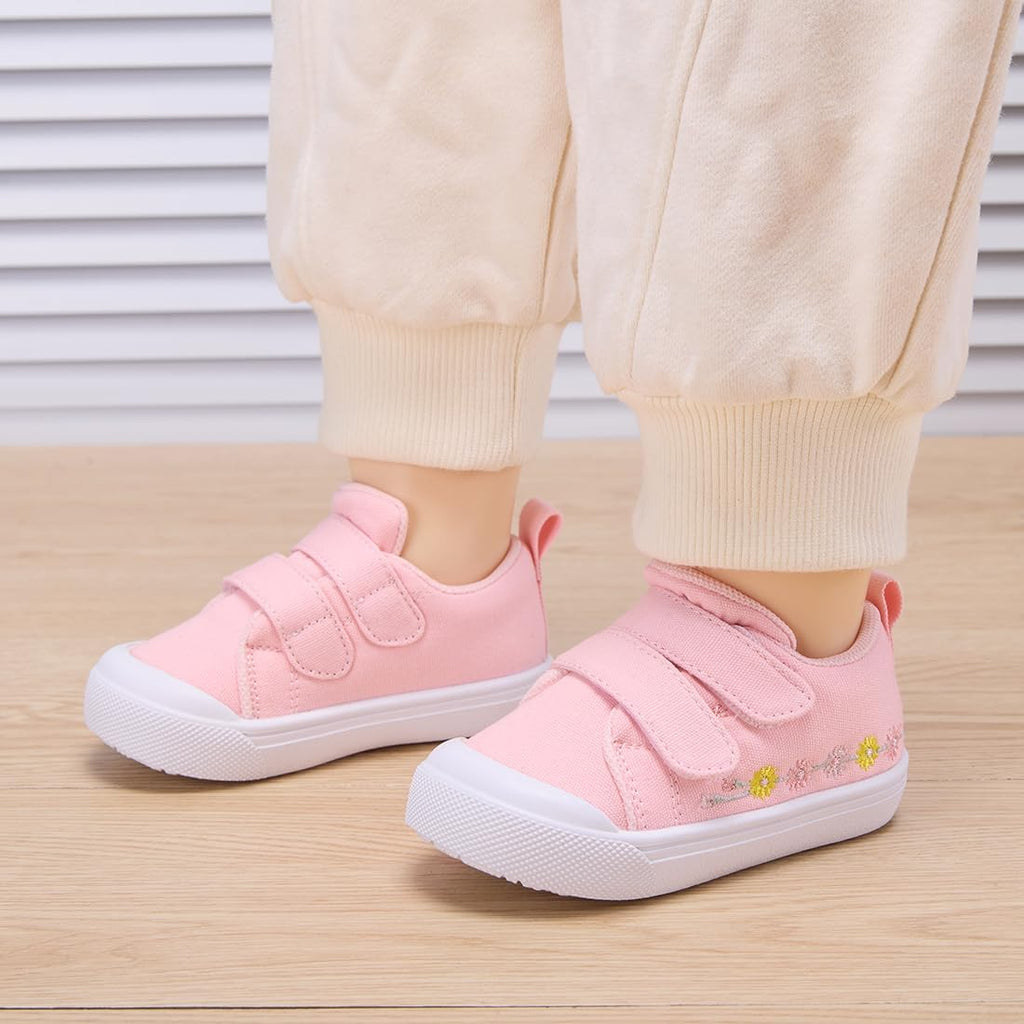 Toddler Baby Canvas Shoes Boys Girls First Walking Sneakers