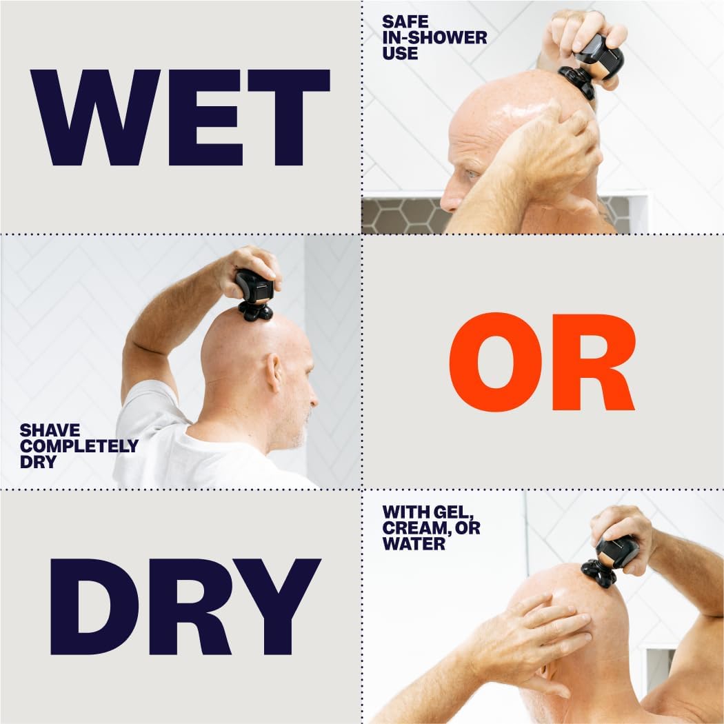 Electric Shaver For Head, Neck, And Full Body