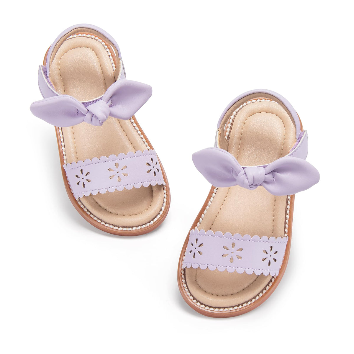 Toddler Little Flower Girl Sandals Princess Dress Shoes Wedding