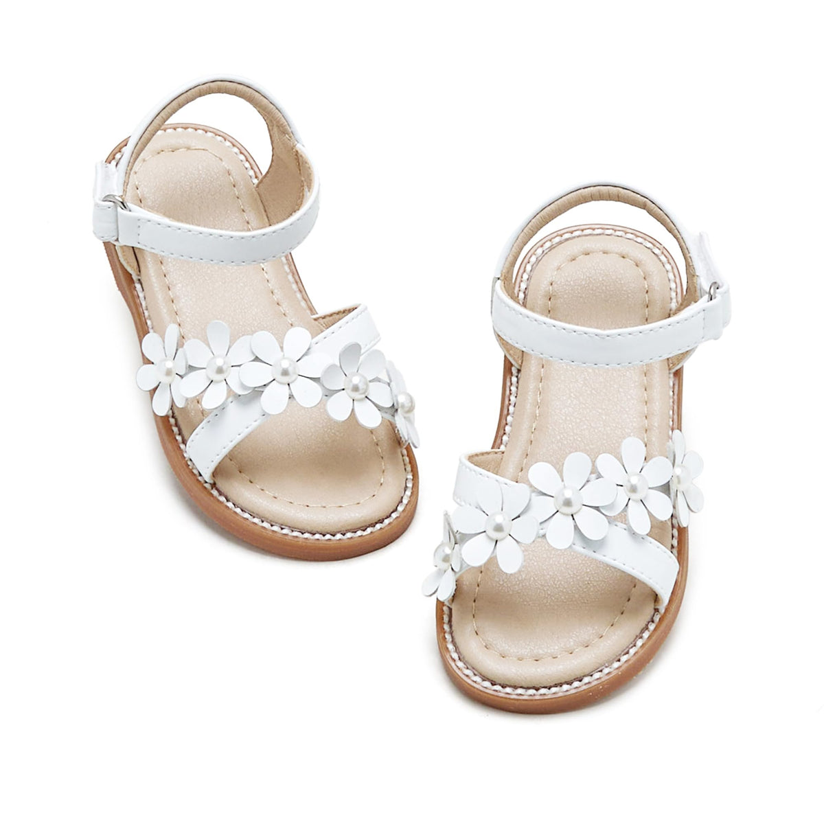 Toddler Little Flower Girl Sandals Princess Dress Shoes Wedding