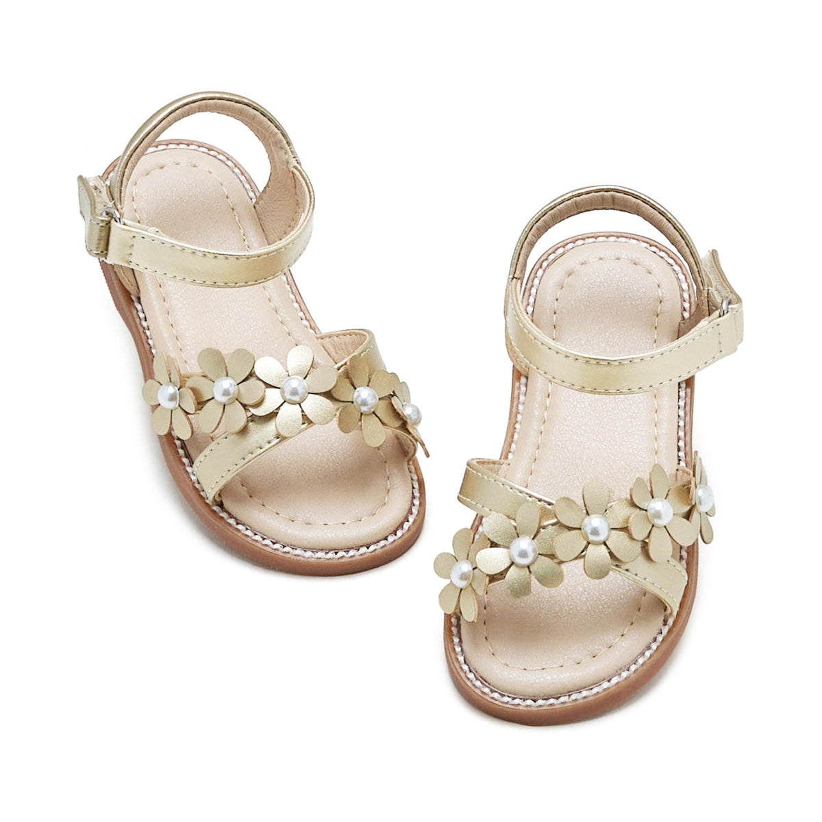 Toddler Little Flower Girl Sandals Princess Dress Shoes Wedding