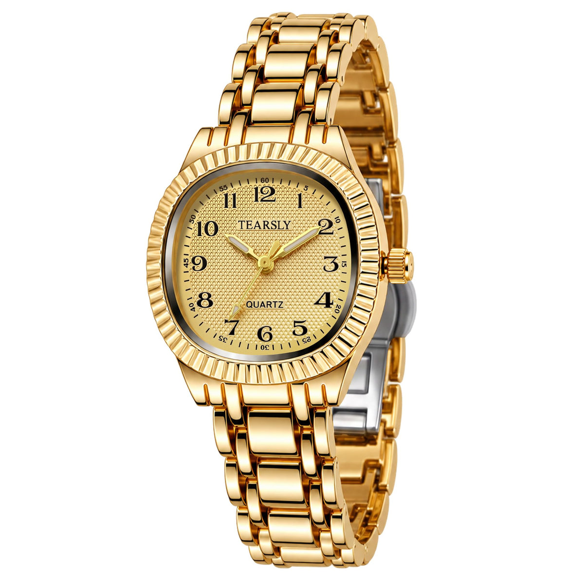 Gold Watch for Women, Dainty Quartz Analog Bracelet Watch