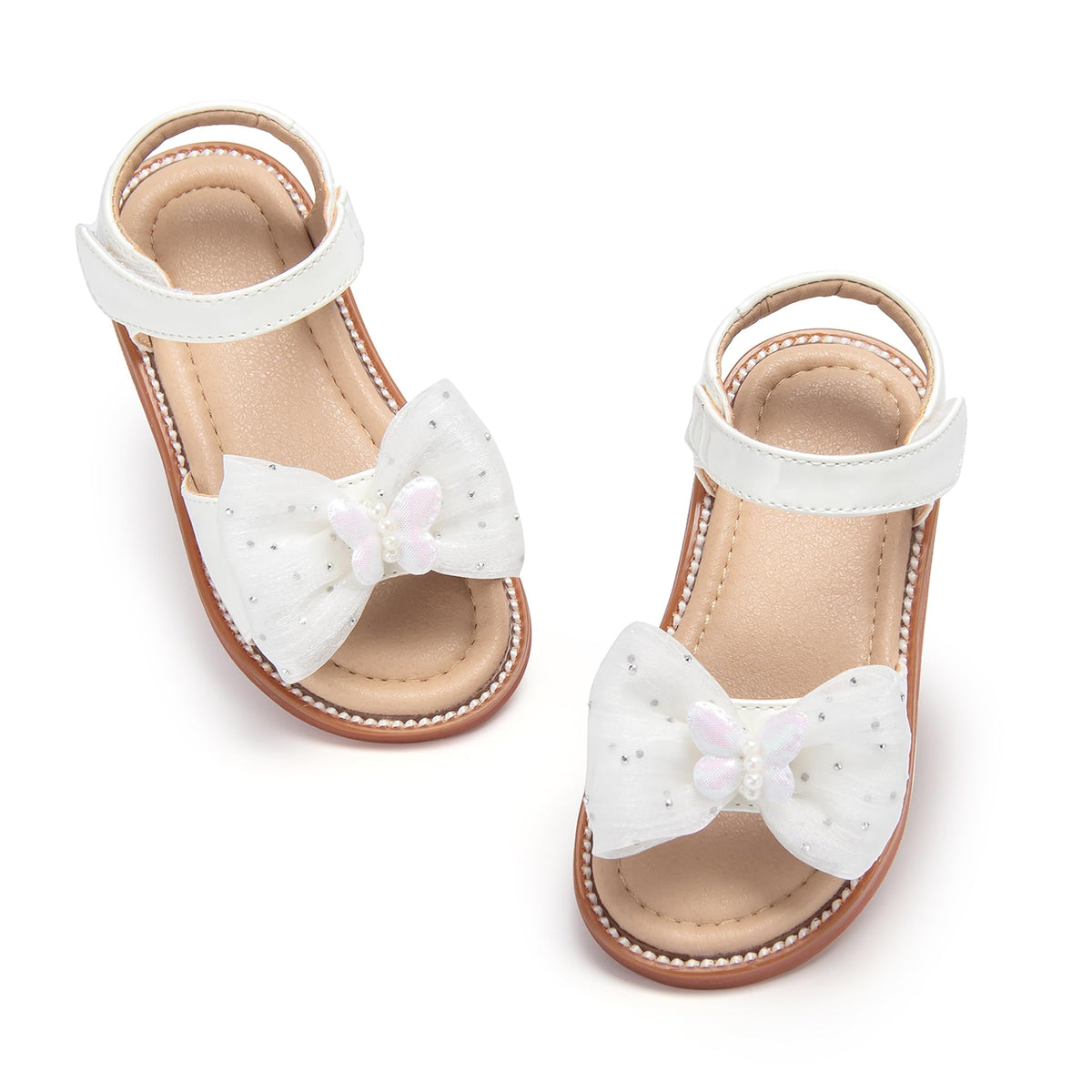 Toddler Little Flower Girl Sandals Princess Dress Shoes Wedding