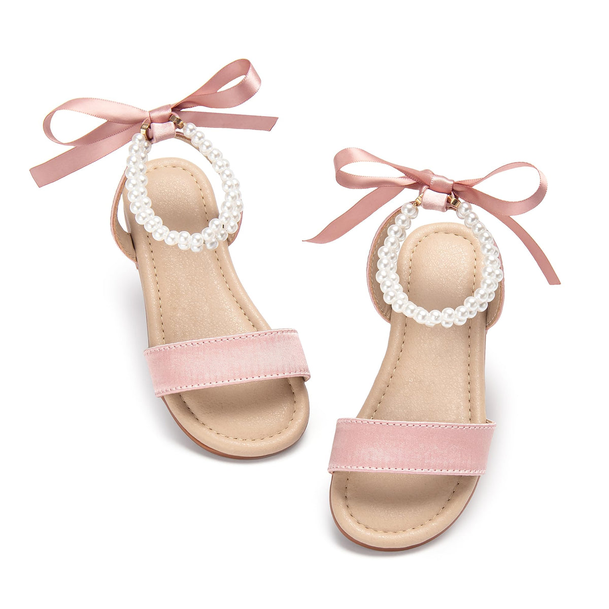 Toddler Little Flower Girl Sandals Princess Dress Shoes Wedding