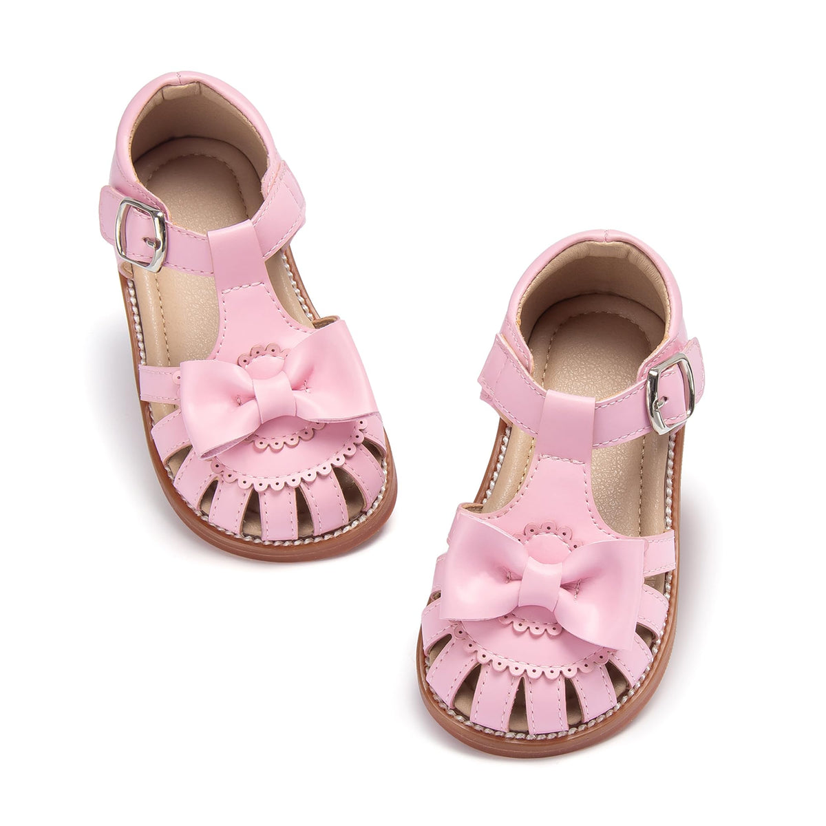Toddler Little Flower Girl Sandals Princess Dress Shoes Wedding
