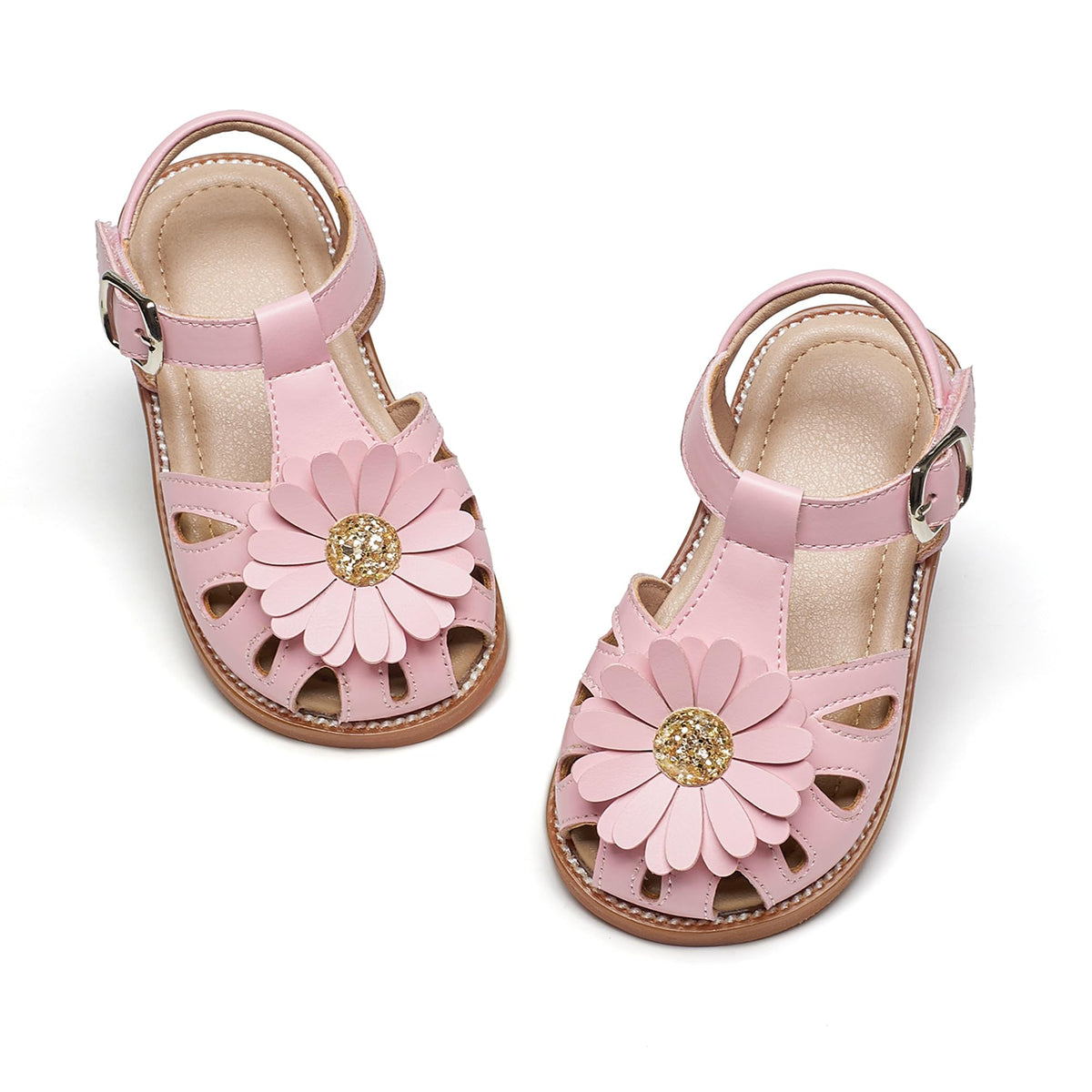 Toddler Little Flower Girl Sandals Princess Dress Shoes Wedding