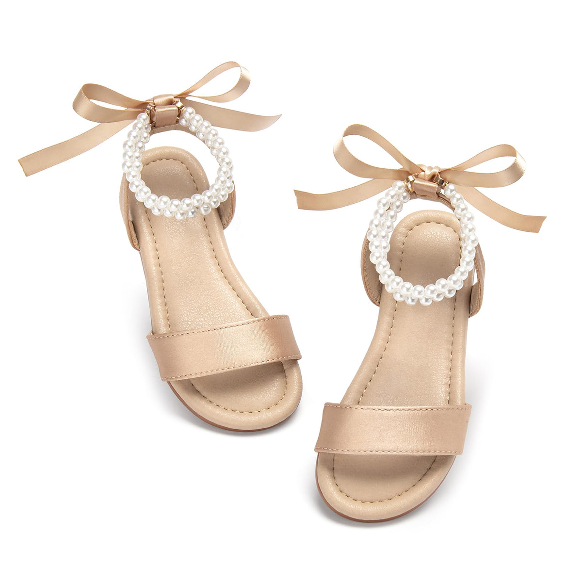 Toddler Little Flower Girl Sandals Princess Dress Shoes Wedding