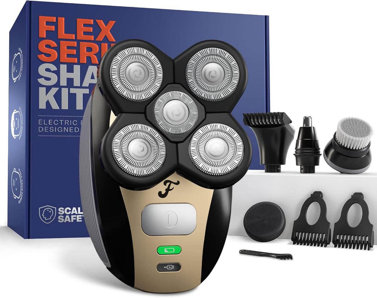 Electric Shaver For Head, Neck, And Full Body