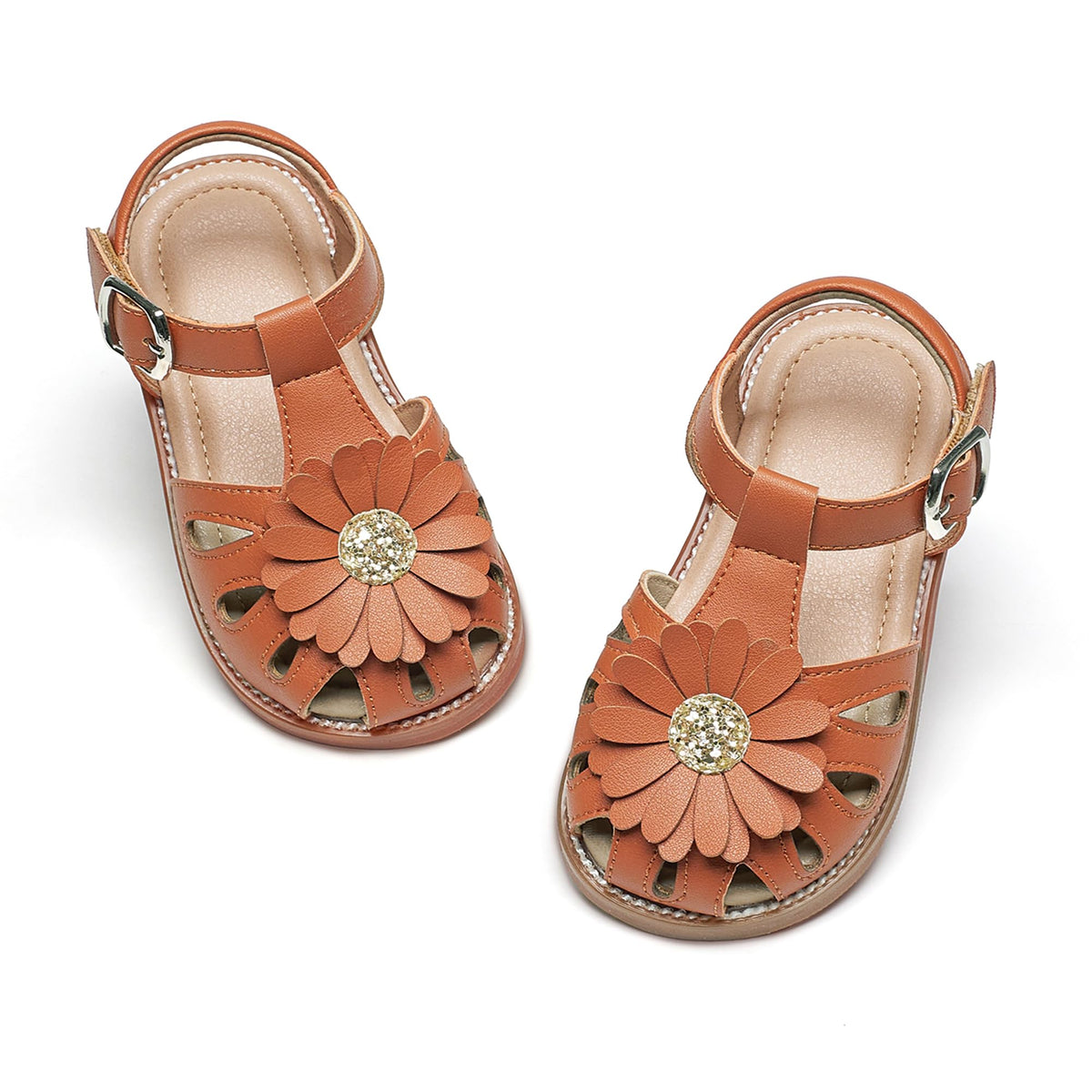 Toddler Little Flower Girl Sandals Princess Dress Shoes Wedding