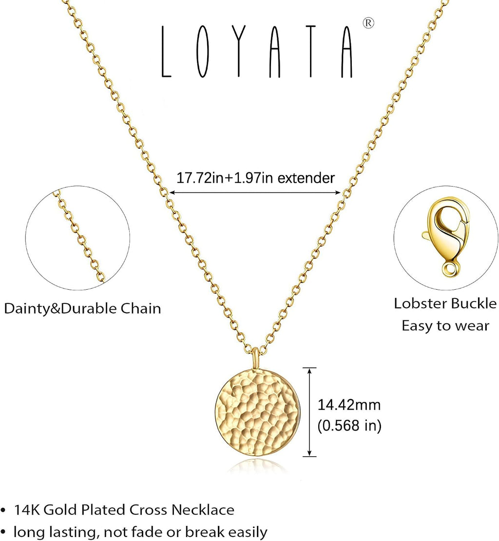 Gold Pendant Necklaces for Women-Simple