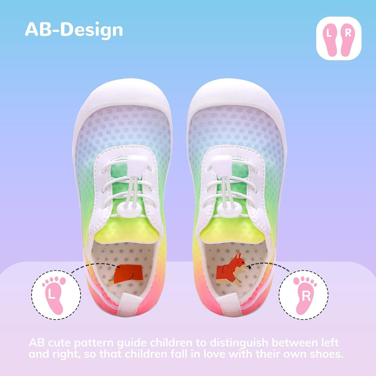 Toddler Water Shoes Kids Barefoot Athletic Sneakers Girls Boys