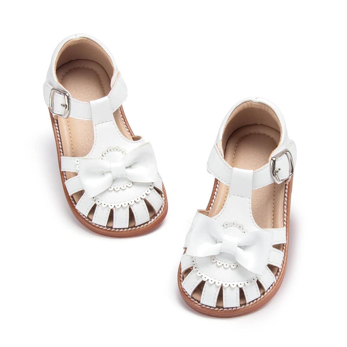 Toddler Little Flower Girl Sandals Princess Dress Shoes Wedding