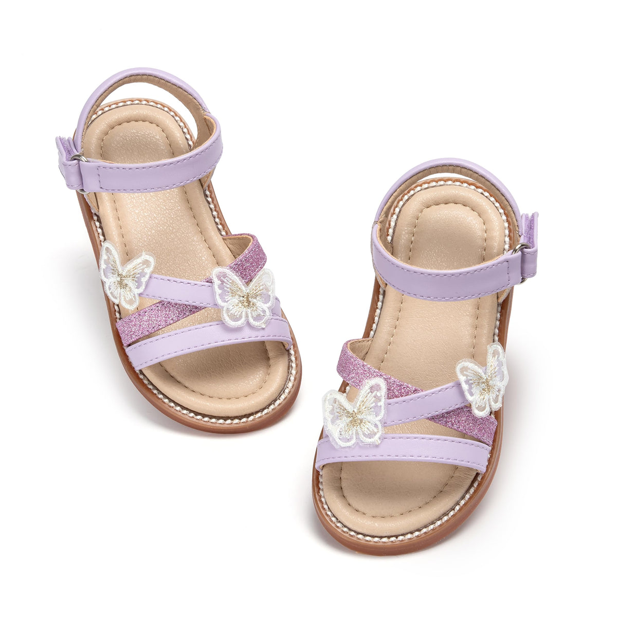 Toddler Little Flower Girl Sandals Princess Dress Shoes Wedding
