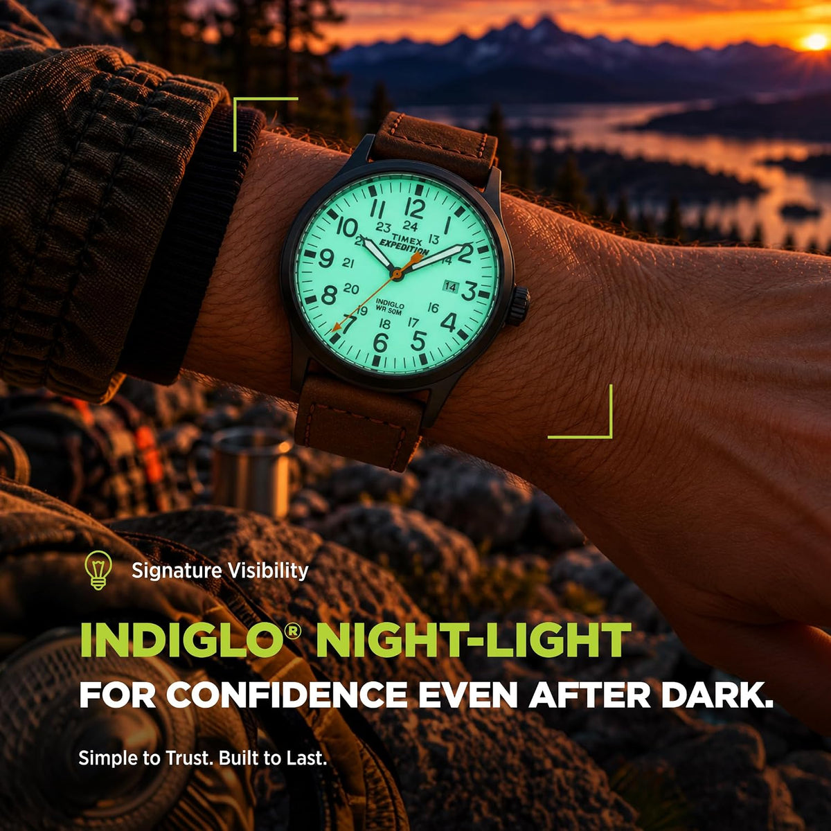 Men’S Watch, Durable Outdoor Model