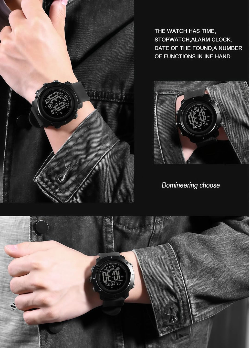 Men's Digital Sports Watch