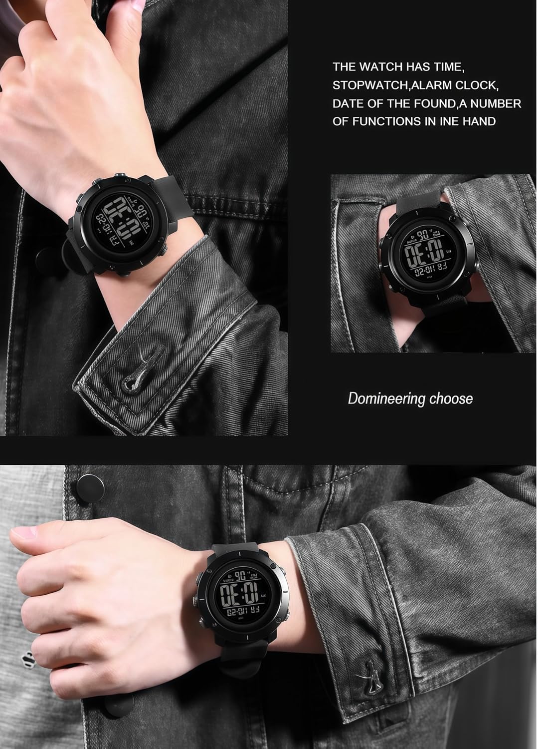 Men's Digital Sports Watch