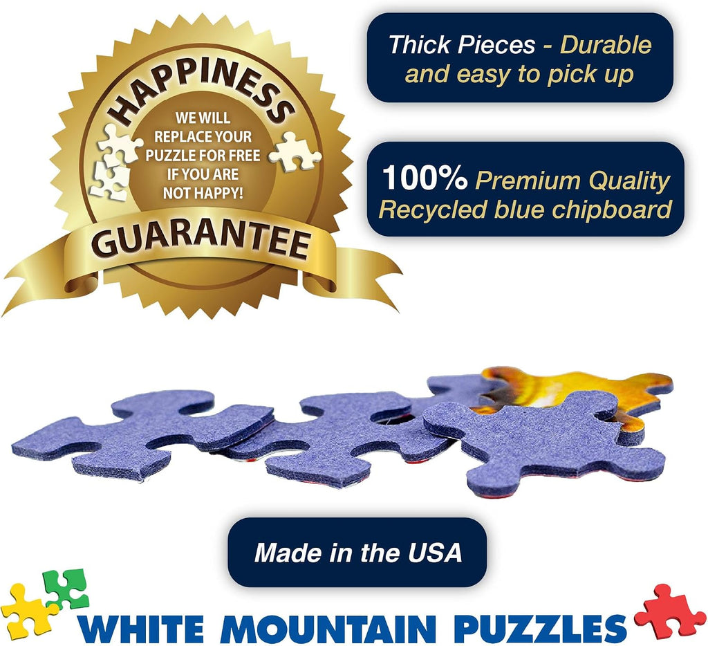 White Mountain Puzzles Travel The World - 500 Piece Jigsaw Puzzle