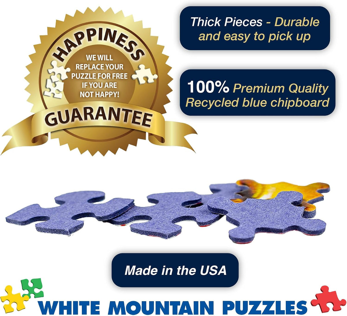 White Mountain Puzzles Travel The World - 500 Piece Jigsaw Puzzle