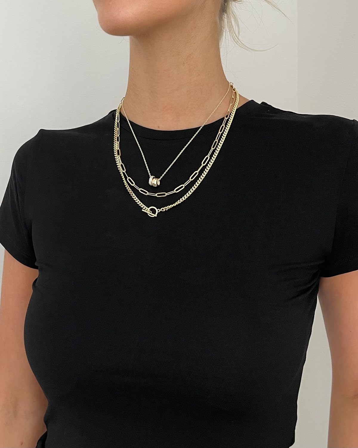 14K Gold Plated Pendant Necklace for Women
