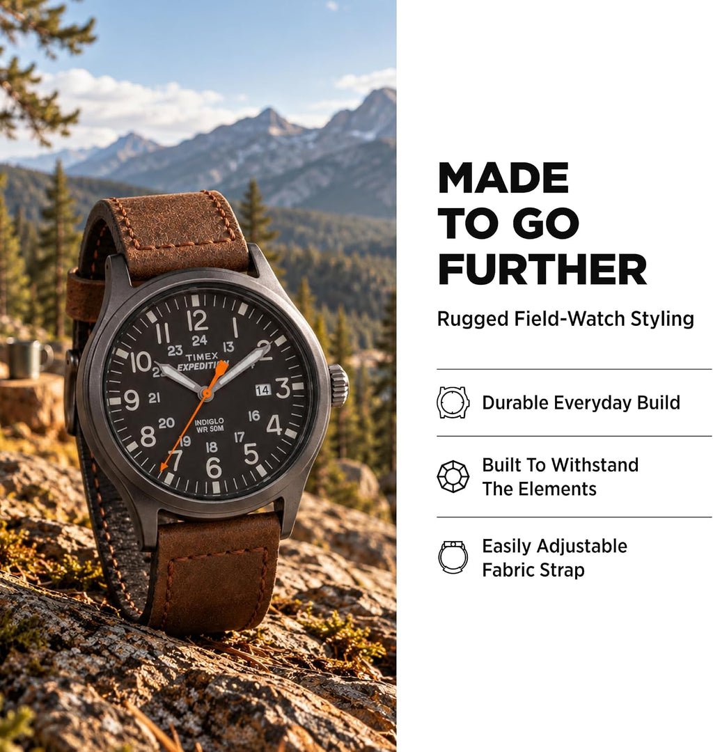 Men’S Watch, Durable Outdoor Model