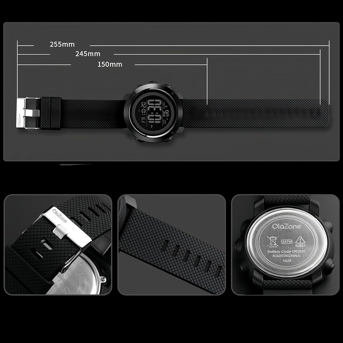 Men's Digital Sports Watch