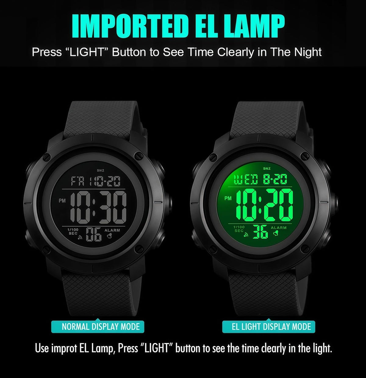 Men's Digital Sports Watch
