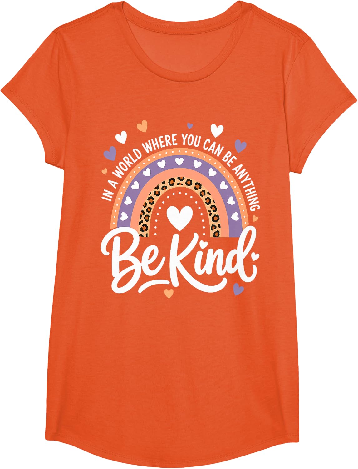 Orange Unity Day Anti Bullying Kindness Be Kind Kids Teacher T-Shirt