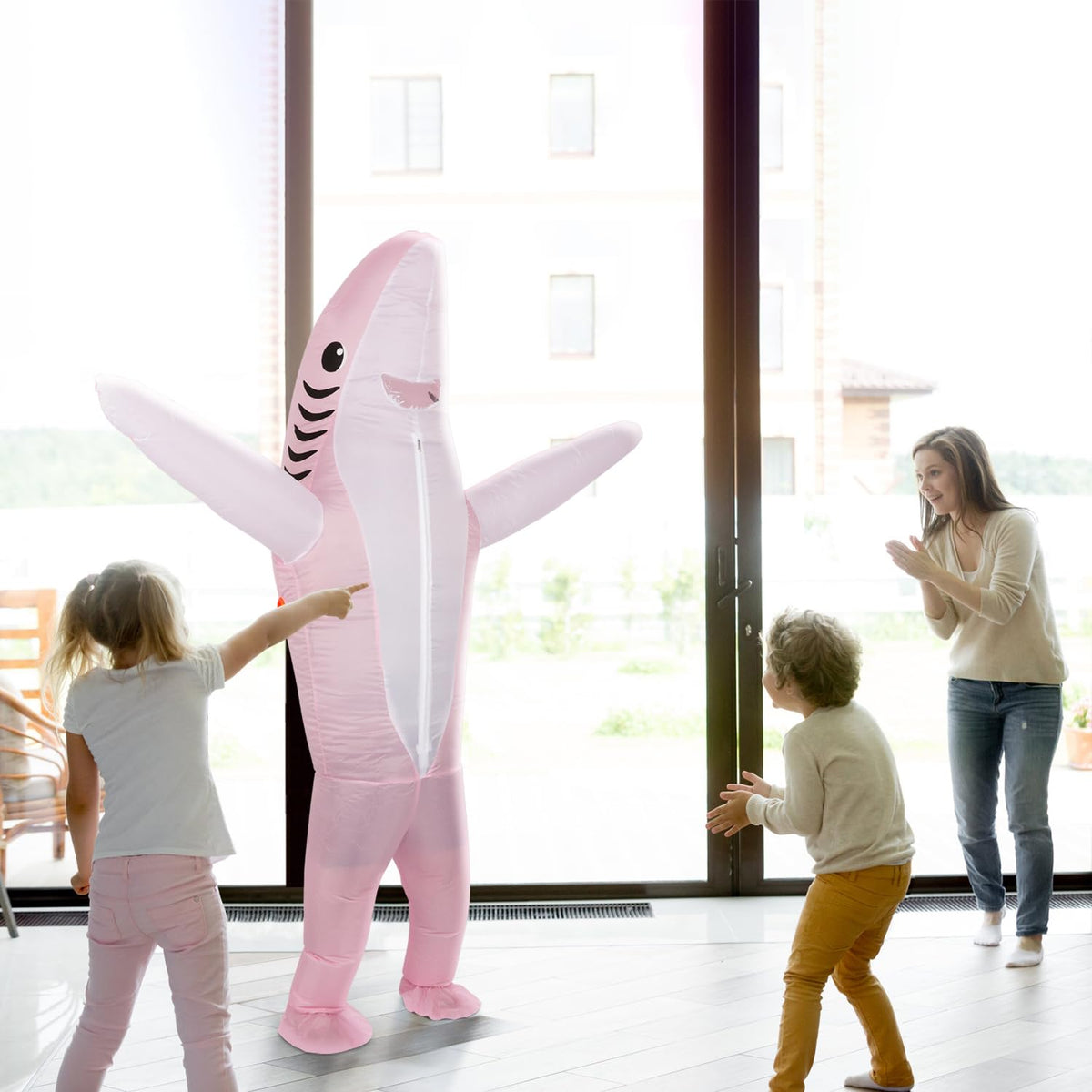 Inflatable Shark Costume for Adults & Kids
